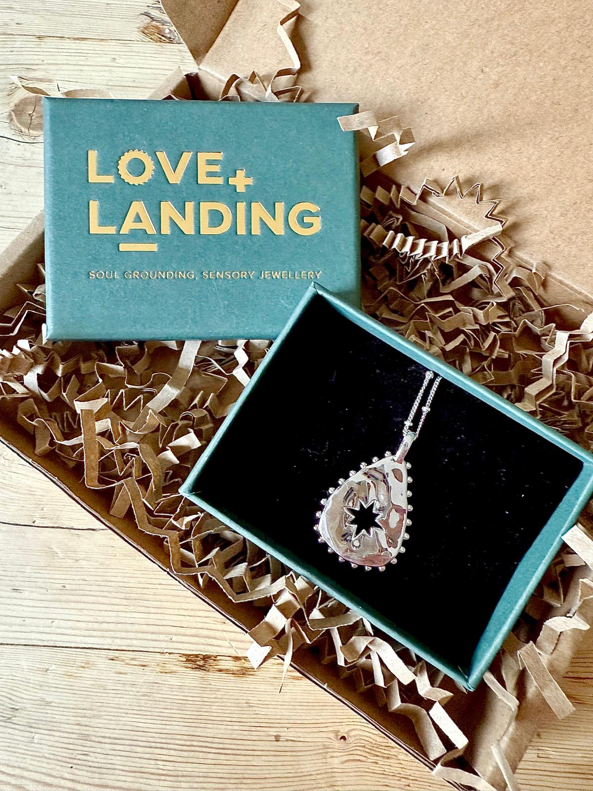 The Anchoring Droplet in Sterling Silver