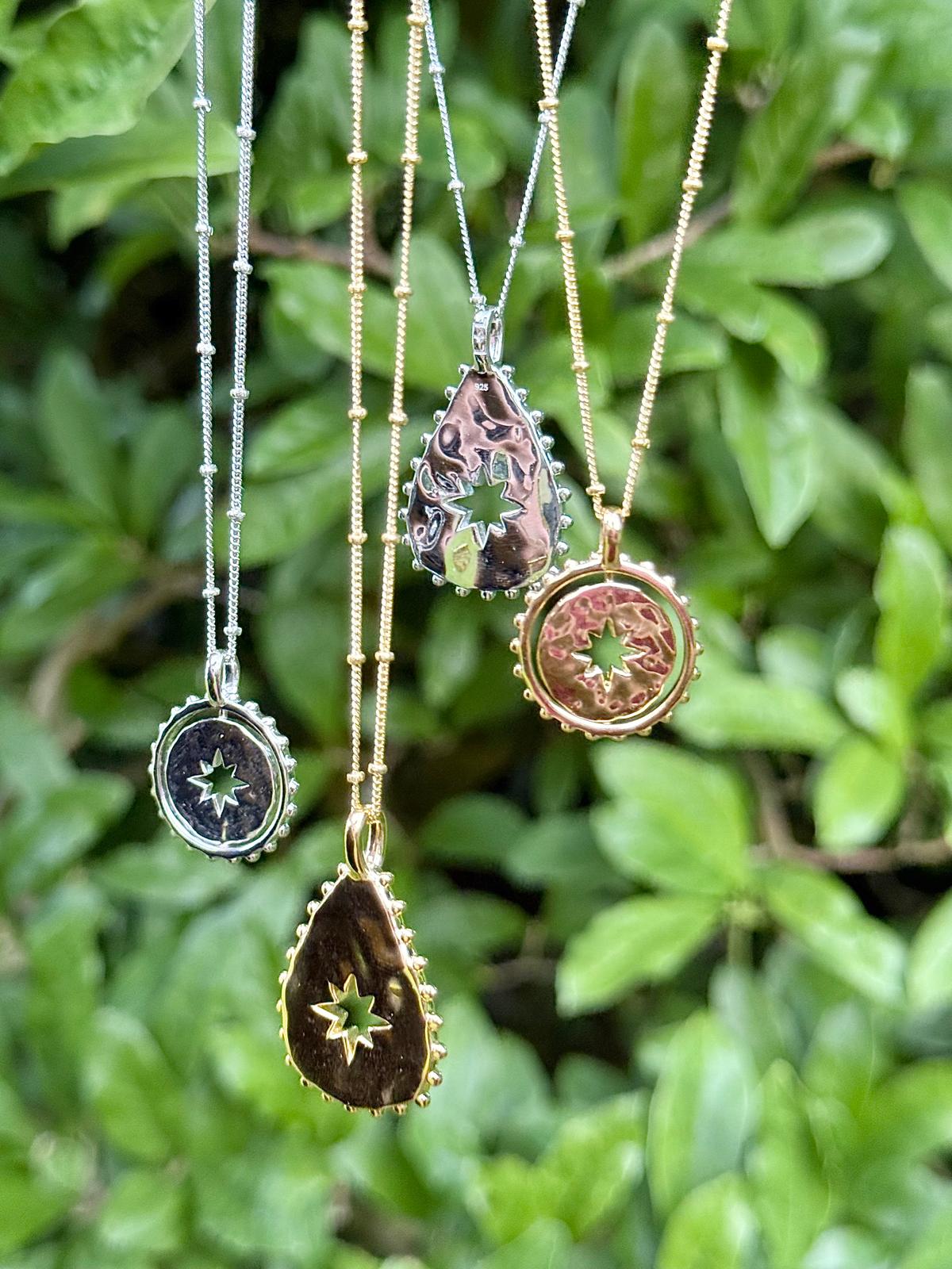 The Anchoring Droplet in Sterling Silver