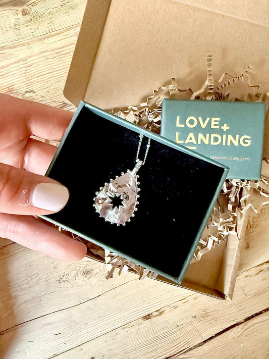 The Anchoring Droplet in Sterling Silver